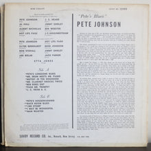 Laden Sie das Bild in den Galerie-Viewer, Pete Johnson : Pete&#39;s Blues (LP, Album, Mono)
