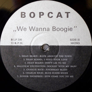Various : We Wanna Boogie (LP, Comp, Mono, Unofficial)