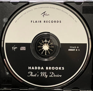 Hadda Brooks : That's My Desire (CD, Comp)