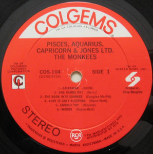 The Monkees : Pisces, Aquarius, Capricorn & Jones Ltd. (LP, Album)
