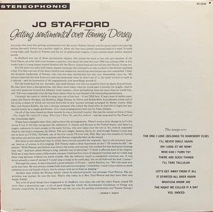 Jo Stafford : Getting Sentimental Over Tommy Dorsey (LP)