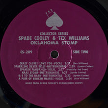 Laden Sie das Bild in den Galerie-Viewer, Spade Cooley &amp; Tex Williams : Oklahoma Stomp (LP, Album)
