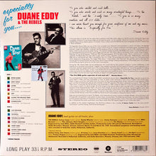 Laden Sie das Bild in den Galerie-Viewer, Duane Eddy And The Rebels : Especially For You (LP, Album, Mono, Ltd, RE, 180)
