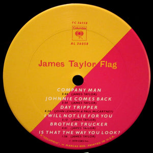 James Taylor (2) : Flag (LP, Album, San)