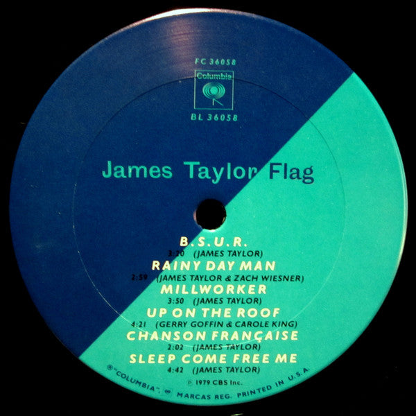 Buy James Taylor : Flag (LP, Album, San) Online for a great price