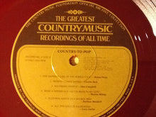 Load image into Gallery viewer, Various : The Greatest Country Music Recordings Of All Time- Country To Pop (Box, Comp, Red + 2xLP, Comp, S/Edition, Red)

