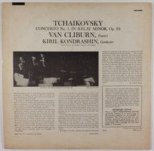 Laden Sie das Bild in den Galerie-Viewer, Tchaikovsky* - Van Cliburn, Kiril Kondrashin : Concerto No. 1 (LP, Album, RE)
