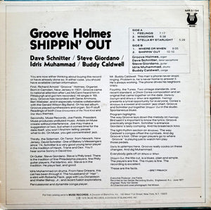 "Groove" Holmes* : Shippin' Out (LP, Album, Promo)