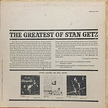 Load image into Gallery viewer, Stan Getz : The Greatest Of Stan Getz (LP, Comp)
