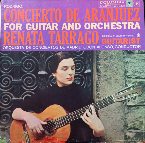 Rodrigo* - Renata Tarrago* : Concierto De Aranjuez For Guitar And Orchestra (LP)