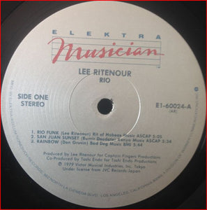 Lee Ritenour : Rio (LP, Album, All)