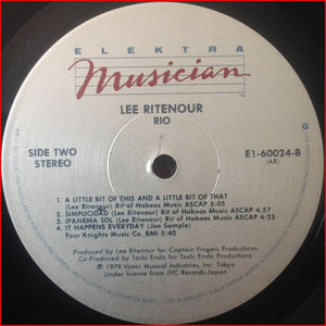 Lee Ritenour : Rio (LP, Album, All)