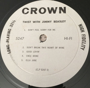 Jimmy Beasley : Twist With Jimmy Beasley (LP, Album)