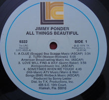 Laden Sie das Bild in den Galerie-Viewer, Jimmy Ponder : All Things Beautiful (LP, Album, RE)
