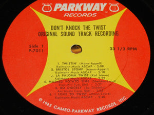 Chubby Checker Also Featuring The Dovells / The Carroll Brothers* / Dee Dee Sharp : Don't Knock The Twist - Original Soundtrack Recording (LP, Album)
