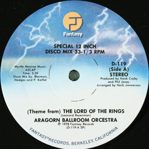 The Aragorn Ballroom Orcestra : (Theme From) The Lord Of The Rings (12")