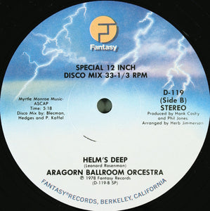 The Aragorn Ballroom Orcestra : (Theme From) The Lord Of The Rings (12")