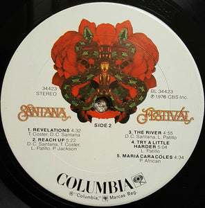 Santana : Festivál (LP, Album, San)