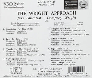 Bill Holman Arranges Dempsey Wright : The Wright Approach (CD, Album, RE)