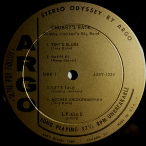 Chubby Jackson's Big Band : Chubby's Back (LP, Ult)