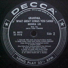 Load image into Gallery viewer, Brenda Lee : Grandma What Great Songs You Sang! (LP, Album, Mono)
