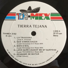 Charger l&#39;image dans la galerie, Tierra Tejana Band : Tierra Tejana (LP, Album, Promo)
