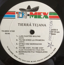Laden Sie das Bild in den Galerie-Viewer, Tierra Tejana Band : Tierra Tejana (LP, Album, Promo)
