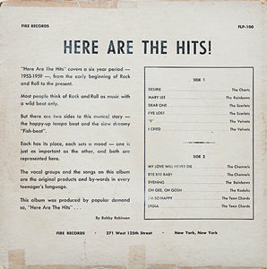 Various : Here Are The Hits  (LP, Comp, Mono)