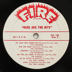 Various : Here Are The Hits  (LP, Comp, Mono)