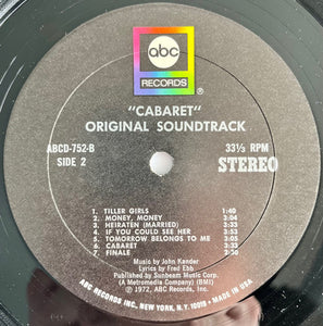 Various : Cabaret - Original Soundtrack Recording (LP, Album, Mon)