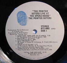 Load image into Gallery viewer, The Pointer Sisters* : The Pointer Sisters Live At The Opera House (2xLP, Album, Ter)
