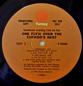 Jack Nitzsche : Soundtrack Recording From The Film : One Flew Over The Cuckoo's Nest (LP, Promo, Gat)