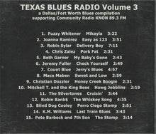 Charger l&#39;image dans la galerie, Various : Texas Blues Radio Volume 3 (CD, Comp, Ltd)
