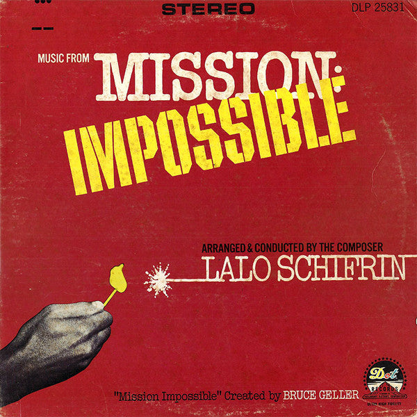 Lalo Schifrin : Music From Mission: Impossible (LP, Album, RP)