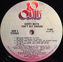 Load image into Gallery viewer, Barry White : Can&#39;t Get Enough (LP, Album, Ter)
