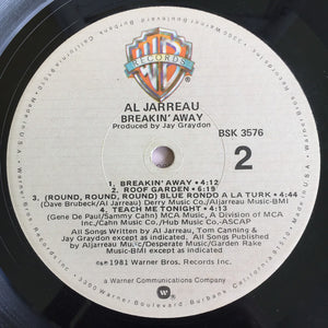 Al Jarreau : Breakin' Away (LP, Album, Win)