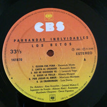Load image into Gallery viewer, Los Betos : Parrandas Inolvidables (LP, Album)
