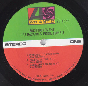 Les McCann & Eddie Harris : Swiss Movement (LP, Album, PR-)