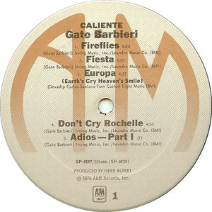 Gato Barbieri : Caliente! (LP, Album, Mon)