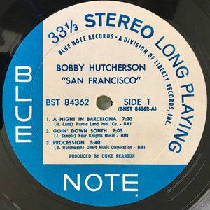 Bobby Hutcherson Featuring Harold Land : San Francisco (LP, Album, M/Print)