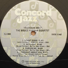 Load image into Gallery viewer, The Bruce Forman Quartet : Pardon Me! (LP, Album)
