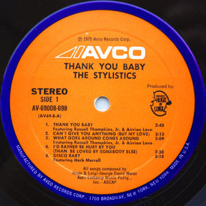 The Stylistics : Thank You Baby (LP, Album, Mon)