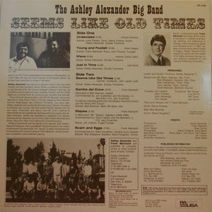Ashley Alexander Big Band* : Seems Like Old Times (LP, Album)