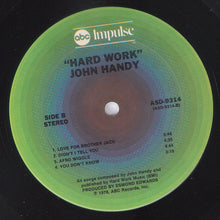Charger l&#39;image dans la galerie, John Handy : Hard Work (LP, Album, Ter)
