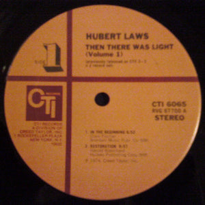 Hubert Laws : Then There Was Light (Volume 1) (LP, Album)
