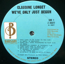 Load image into Gallery viewer, Claudine Longet : We&#39;ve Only Just Begun (LP, Album, Gat)

