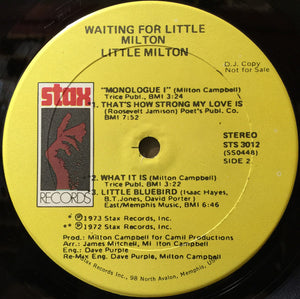 Little Milton : Waiting For Little Milton (LP, Album, Promo, SON)