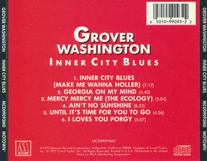 Grover Washington* : Inner City Blues (CD, Album, RE)