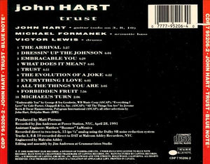 John Hart : Trust (CD, Album)