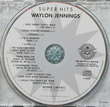 Load image into Gallery viewer, Waylon Jennings : Super Hits (CD, Comp, RE)
